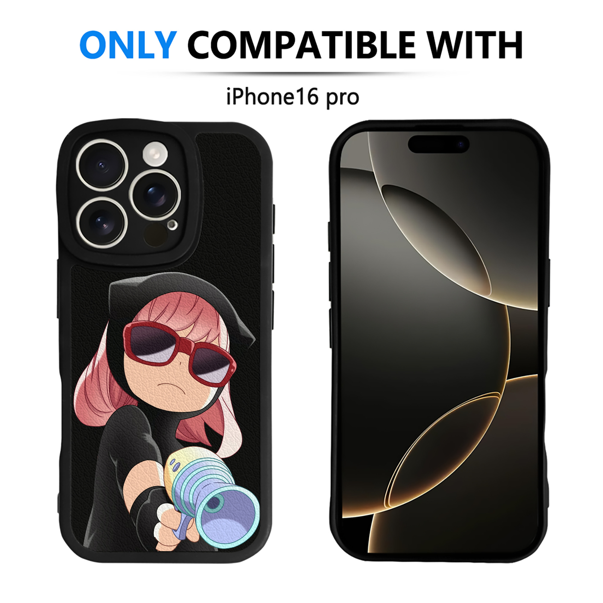 （画像用） SPY×FAMILY间谍家家酒 【iPhone 16シリーズ対応】シリコンスマホケース（レザー調） 材質：シリコン